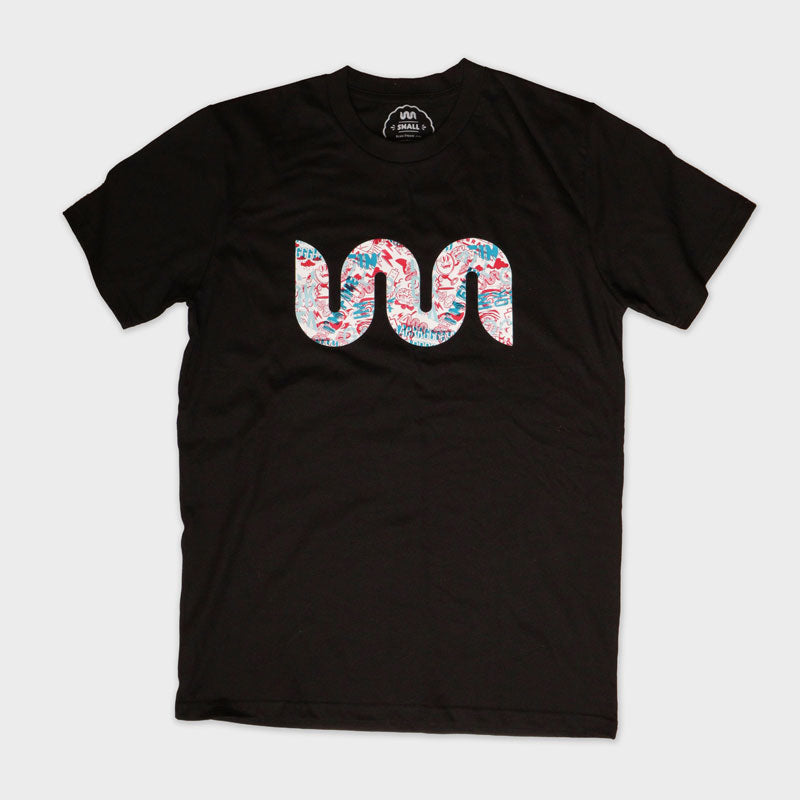 Uncle Matt's 'Brain Freeze' Logo T-Shirt - Black