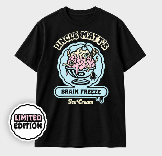 Uncle Matt's Brain Freeze Ice Cream Halloween T-Shirt