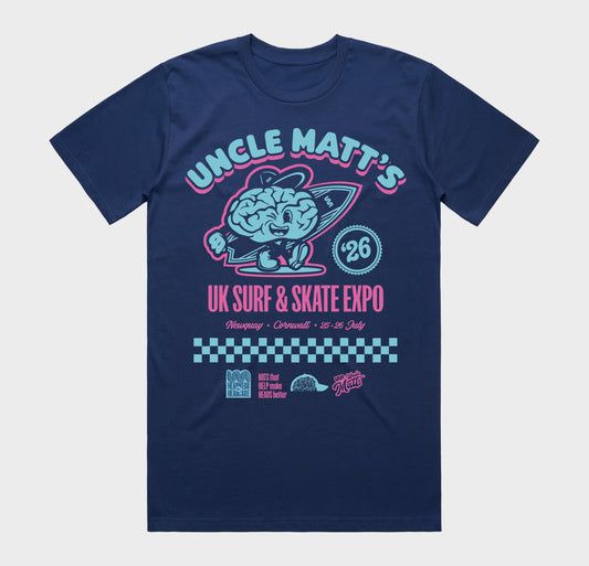 Uncle Matt's UK Surf & Skate 2026 Event T-Shirt